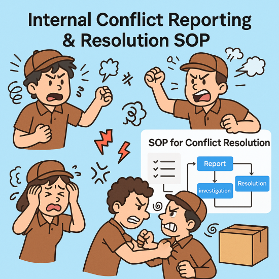 Internal Conflict Resolution in Courier Organization