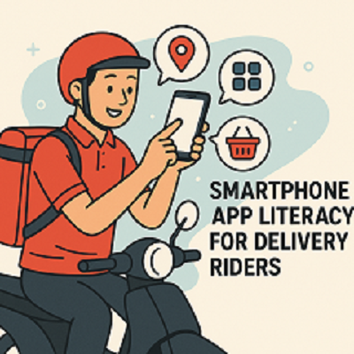 Smartphone & App Literacy Training For Delivery Riders